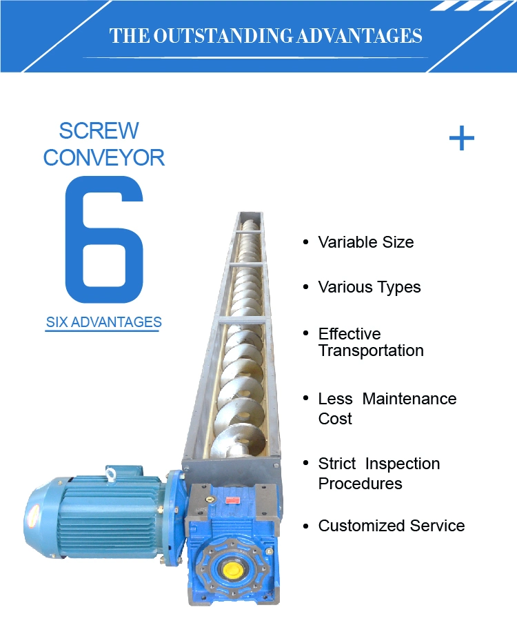 U Trough Screw Conveyor Supplier for Sale