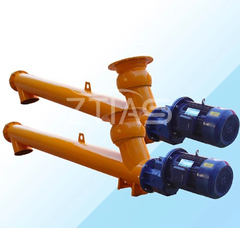 Spot Wholesale Tubular Shaftless Screw Conveyor Auger Feeder Feeder Feeder