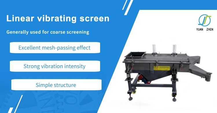 Yz Series Xxnx Linear Vibrate Sieve Large Capacity Linear Vibrating Screen