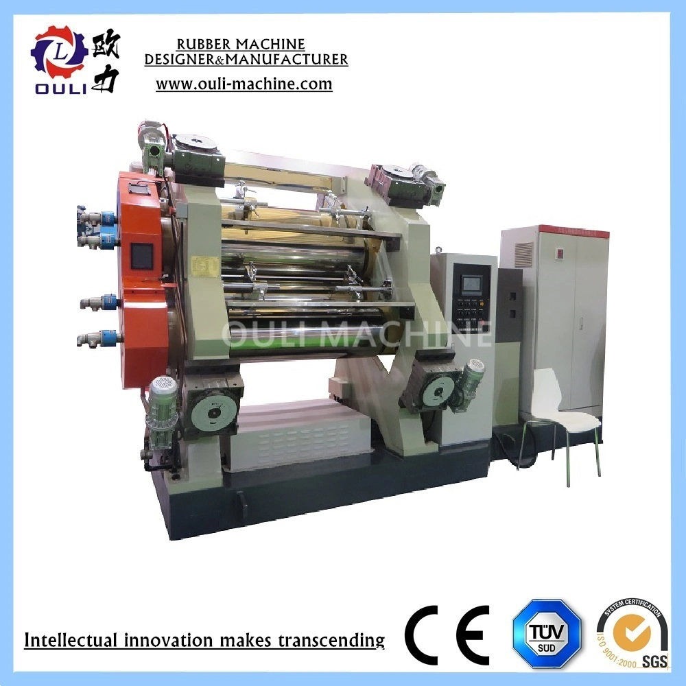 Four Roll Conveyor Belt Rubber Calendering Machine for Coating Rubber of Cord Thread and Fabric