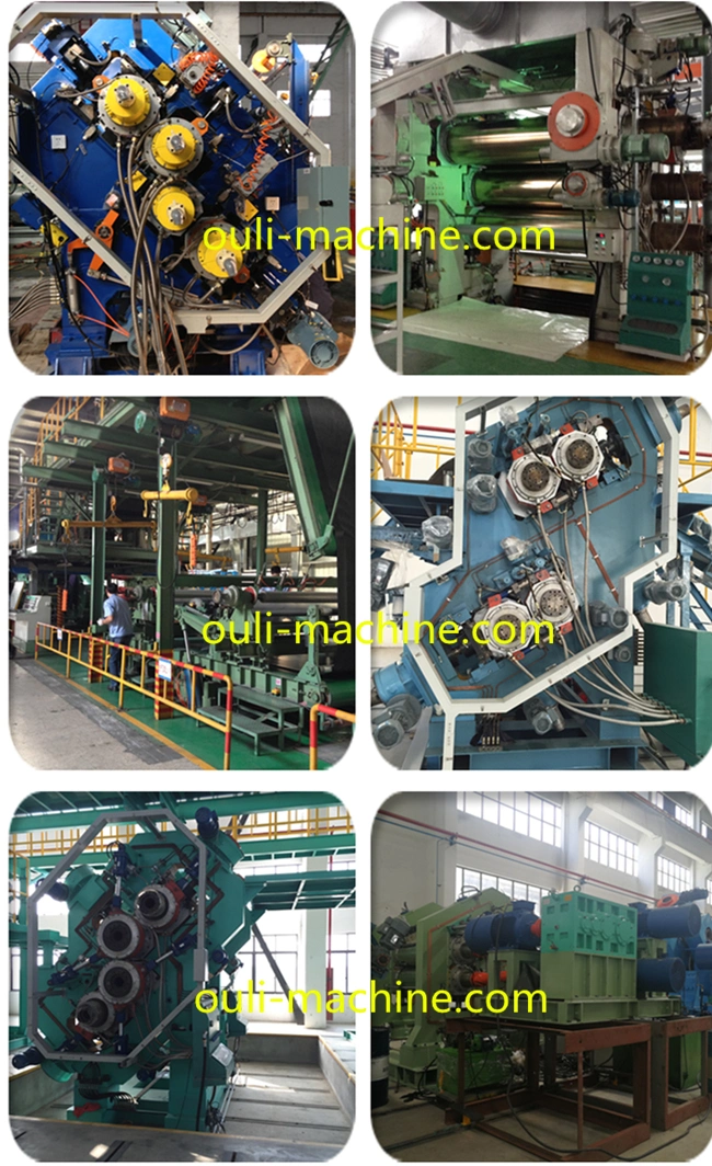 Four Roll Conveyor Belt Rubber Calendering Machine for Coating Rubber of Cord Thread and Fabric