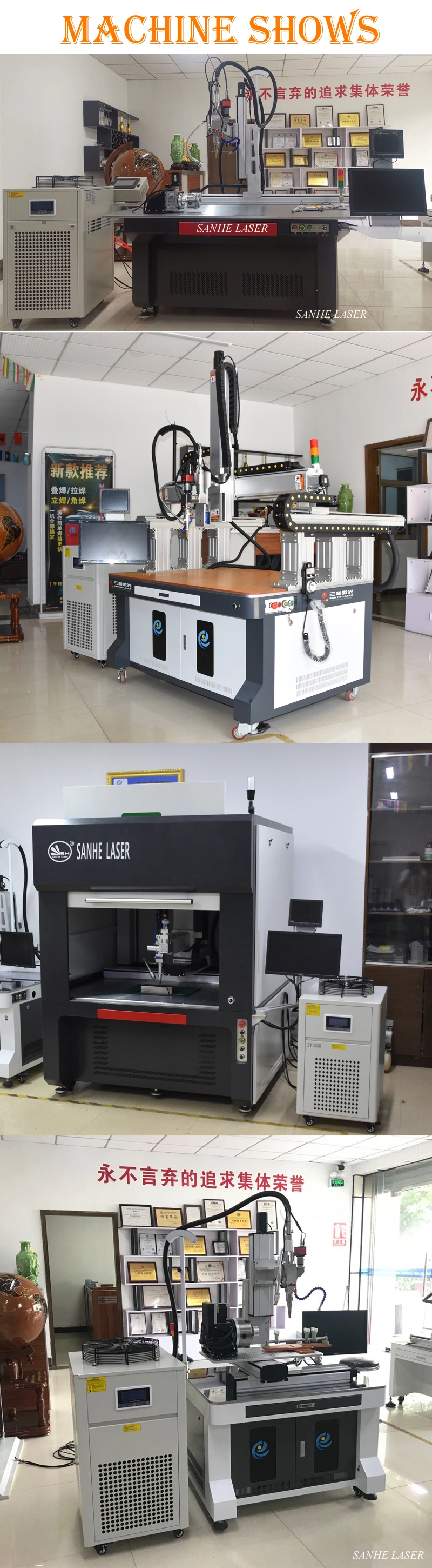Factory Price 6 Axis Fiber Laser Welding Machine with Feeding Wires for Aluminium Brass Copper