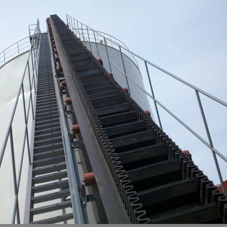 Customized Fire Resistant System Belting Price Corrugated Rubber Sidewall Belt Conveyor Distributor