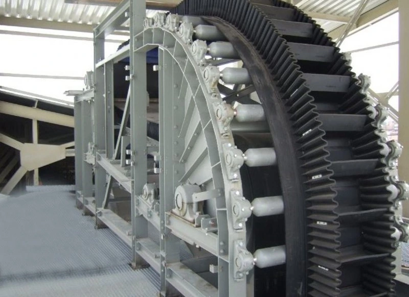 Flexowell Incline Corrugated Sidewall Belt Conveyor (DJ)