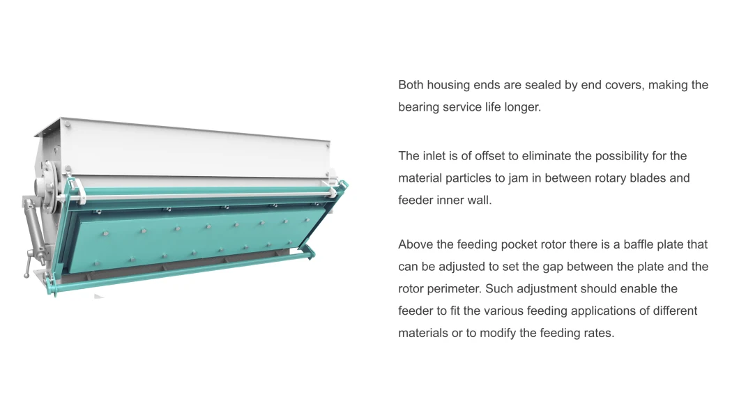 Powder and Small Granular Grain Material Variable Frequency Impeller Feeder with Magnet for Animal Feed Grinder