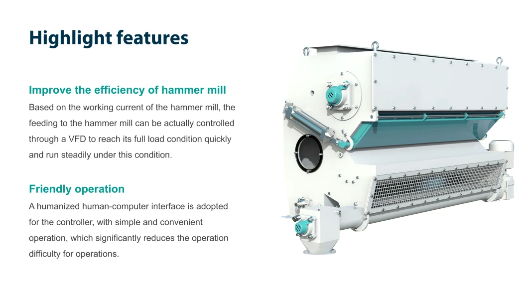 Powder and Small Granular Material Variable Frequency Stone Removal and Iron Remover with Automatic Discharge Impeller Feeder for Pulverizer Machine