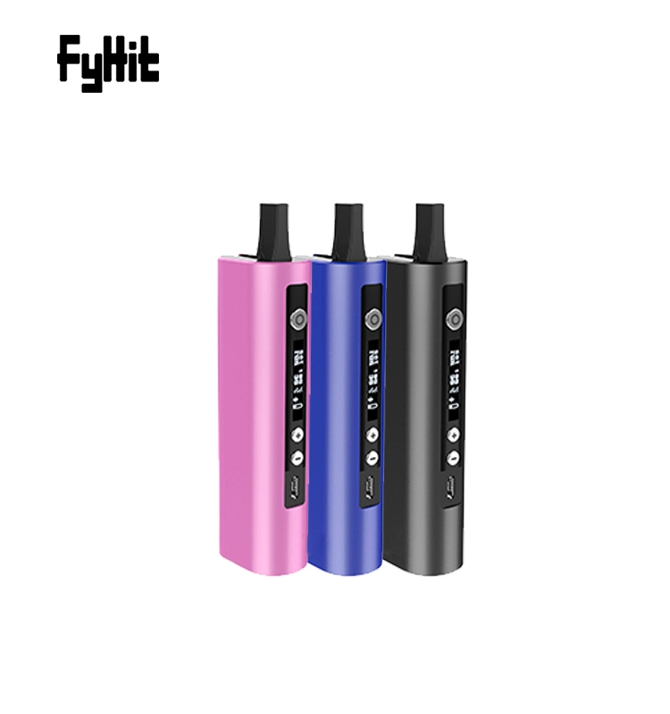 Factory Price Wholesale Fyhit Relax Dry Herb Vaporizer with Olcd Screen Ceramic and Rotatable Mouthpiece