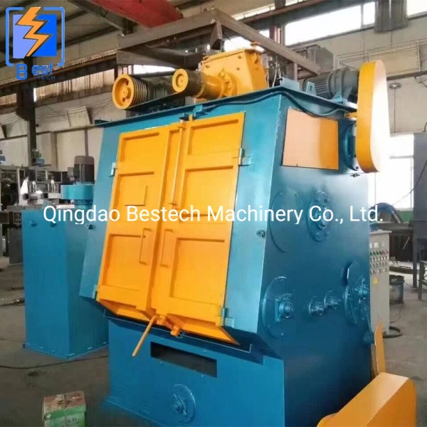 Q3210 Rubber Track Shot Blasting Machine Shot Blasting Machines with Conveyor Belt in Rubber and Steel