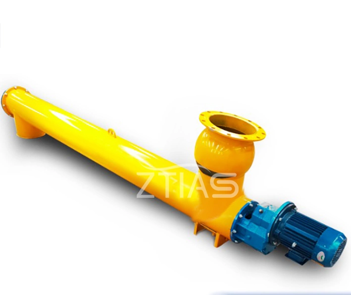 Spot Wholesale Tubular Shaftless Screw Conveyor Auger Feeder Feeder Feeder