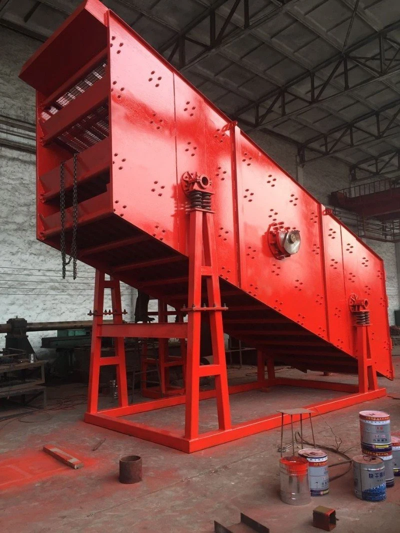 Mining Equipment Small Scale Gold Round Liner 4 Decks Single Deck Vibrating Screen Fine Sand Stone Vibrate Screen